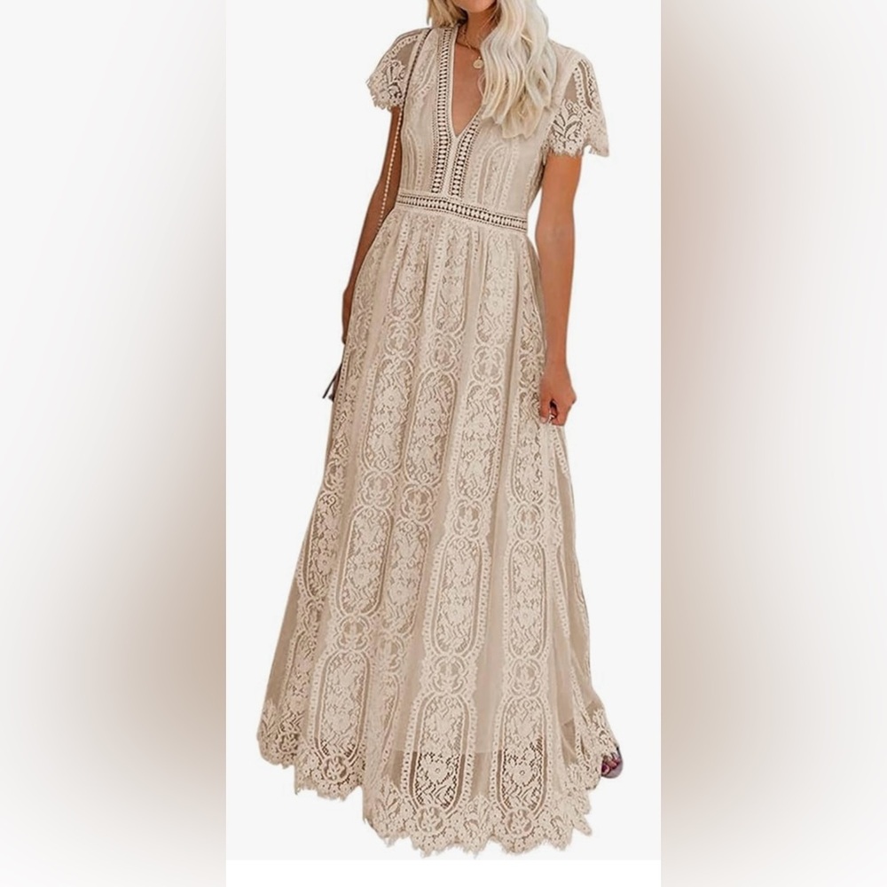 Merokeety lace dress size medium